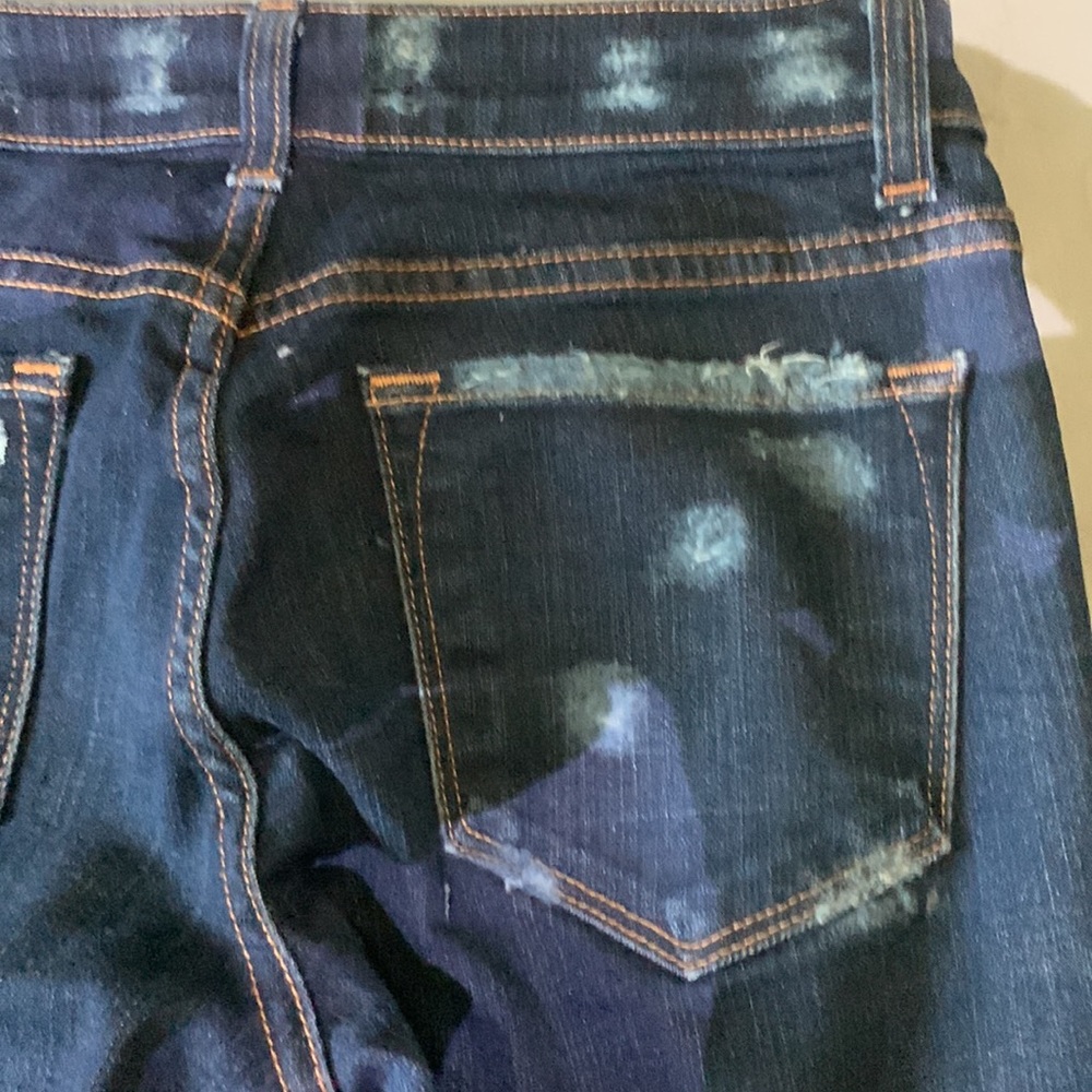 J BRAND CUSTOM DISTRESSED DENIM JEANS. - Picture 2 of 12